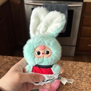 Adorable Mint Green Bunny Plush Toy